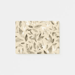 Watercolor gevallen bladeren 4 post-it® notes