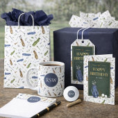 Watercolor Golf Monogram Mug | Birthday for Him