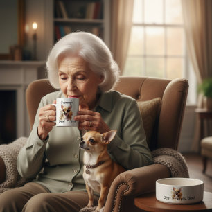 Watercolor Grammy's Beste Vriend / Personaliseer Koffiemok