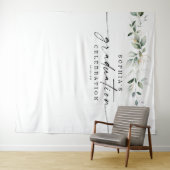 Watercolor groene graduatie foto prop achtergrond wandkleed (In Situ (horizontaal))