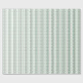 Watercolor Groene Streep Cadeaupapier (Vlak)