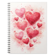Watercolor Harten Journal