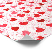 Watercolor Heart Art (2) Poster (Hoek)