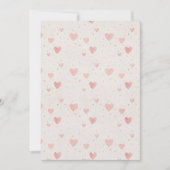 Watercolor Heart Pattern Invitation (Devant)