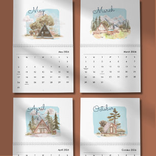 Watercolor Helder & Opgewekt 2026 Planner Kalender