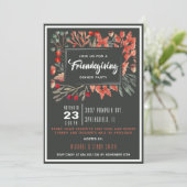 Watercolor Herfstloof Friendsgiving Kaart (Staand voorkant)