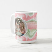 Watercolor Holiday Photo Coffee Mug (Devant gauche)