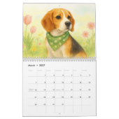 Watercolor Hondenkalender 2026 Kalender (Mar 2027)