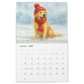 Watercolor Hondenkalender 2026 Kalender (Jan 2027)