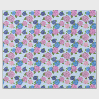 Watercolor Hortensia Inpakpapier