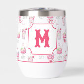 Watercolor Hot Pink Mahjong Cocktails (Avant)