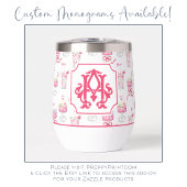 Watercolor Hot Pink Mahjong Cocktails