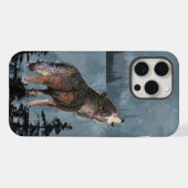 Watercolor Howf Wolf Faune Nature Animal Art (Verso Horizontal)