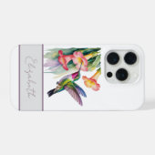 Watercolor Hummingbird with Florals (Verso Horizontal)