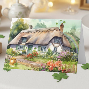 Watercolor Ierse Zegen Gelukkige St. Patrick's Dag Kaart