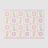 Watercolor Ijsfeestje Tissuepapier (Voorkant)