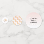 Watercolor Ijsje Bruidsmeisje Borrel  Confetti (Achterkanten)