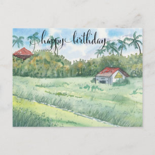 Watercolor Kaarten voor Hem, watercolor velden