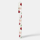 Watercolor Kersen Monogram Case-Mate iPhone Case (Achterkant / Links)