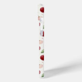 Watercolor Kersen Monogram Case-Mate iPhone Case (Achterkant / Links)
