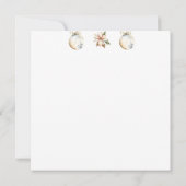 Watercolor Kerstmaal Kaart (Achterkant)