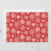 Watercolor kerstversiering KERSTFEest OPEN HUIS Kaart (Achterkant)