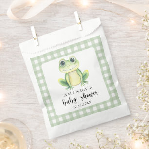 Watercolor Kikker Baby Shower Bedankzakje