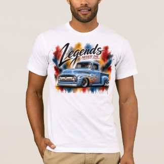 Watercolor Klassiek Truck T-shirt