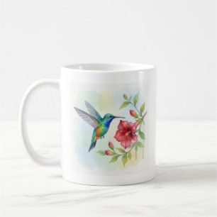 Watercolor Kleine Kolibrie Koffiemok