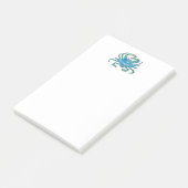Watercolor Krab Post-it Post-it® Notes (Schuin)