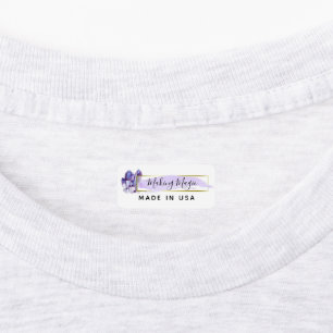 Watercolor Kristallen & Gouden Minimalistische Kle Labels