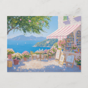 Watercolor Kustkunst Ansichtkaart Briefkaart