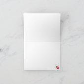 Watercolor Ladybug Merci Cartes (Intérieur)