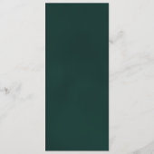 Watercolor Lake Tahoe Elegant Rustic Wedding Menu (Achterkant)