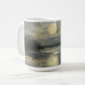 Watercolor Landscape Custom Name Mug (Devant gauche)