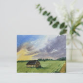 Watercolor Landscape Painting  Briefkaart (Staand voorkant)