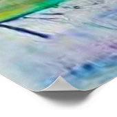 Watercolor Landschap 2 Poster (Hoek)