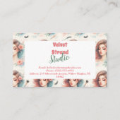 Watercolor Lash Artist Visitekaartje (Achterkant)