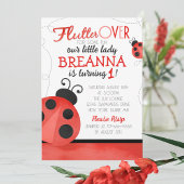 Watercolor Lieveheersbeestje Verjaardag Kaart