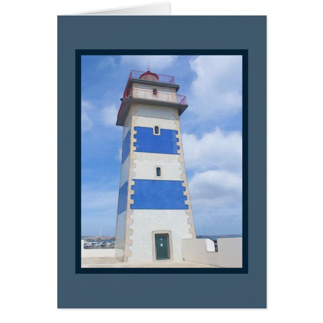 Watercolor lighthouse (Devant)