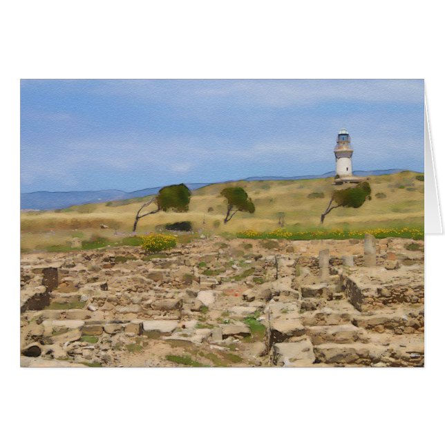 Watercolor lighthouse (Devant horizontal)