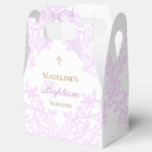  watercolor lilac design | Baptism Bedankdoosjes (Geopend)