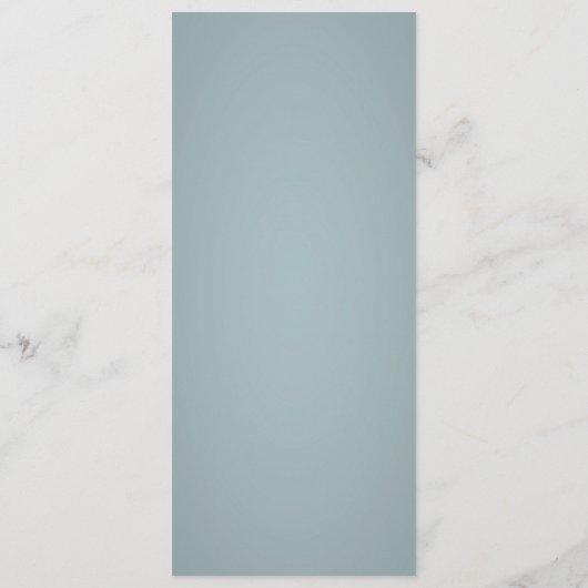 Watercolor Lily of the Valley Mariage Menu (Dos)