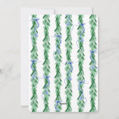 Watercolor Lint Kerstkaart (Achterkant)