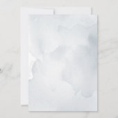 Watercolor Majestic Mia Beach Wedding Invitation (Dos)