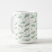 Watercolor Manatee Mug (Devant gauche)