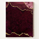 Watercolor Marble Geode Rose Gold Prayer Journal (Dos)