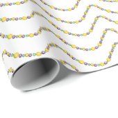 Watercolor Mardi Gras Beads Cadeaupapier (Rol Hoek)
