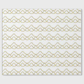 Watercolor Mardi Gras Beads Cadeaupapier (Vlak)