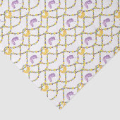 Watercolor Mardi Gras Beads Tissuepapier (Detail)